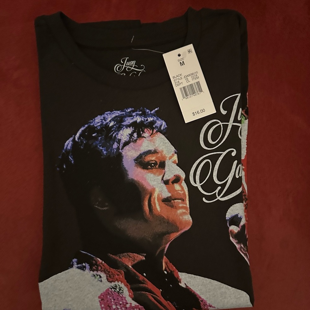 Juan Gabriel Graphic T-Shirt - Black and Multicolor